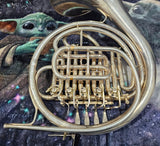 King (Lorenzo Sansone) Silver 5 valve Bb Single French Horn (Free Postage Lower 48 States)