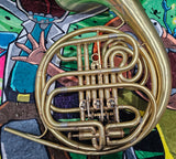 Wunderlich Chicago Rotary/Piston Valve Double French Horn (Free Postage Lower 48 States)