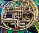 Wunderlich Chicago Rotary/Piston Valve Double French Horn (Free Postage Lower 48 States)