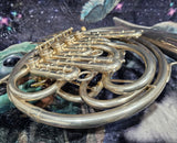 King (Lorenzo Sansone) Silver 5 valve Bb Single French Horn (Free Postage Lower 48 States)