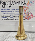 Farkas Model BLOCK LETTER Gold Plated French Horn Mouthpiece HF-015 (Free Shipping Lower 48 States)