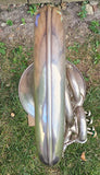 1921 C.G. Conn 4 Valve Silver Euphonium Baritone Horn (Free Shipping Lower 48 States)