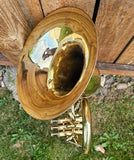Olds & Sons Fullerton California USA Brass 3 Valve Baritone Horn (Free Shipping Lower 48 States)