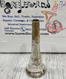 Farkas MDC Silver Plated  BLOCK LETTER French Horn Mouthpiece HF-018 (Free Shipping Lower 48 States) $4000$40.00