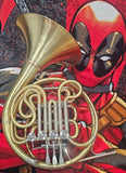 Yamaha 667 Yellow Brass Double French Horn "As Is" (Free Shipping Lower 48 States)