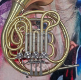 Yamaha 667 Yellow Brass Double French Horn "As Is" (Free Shipping Lower 48 States)