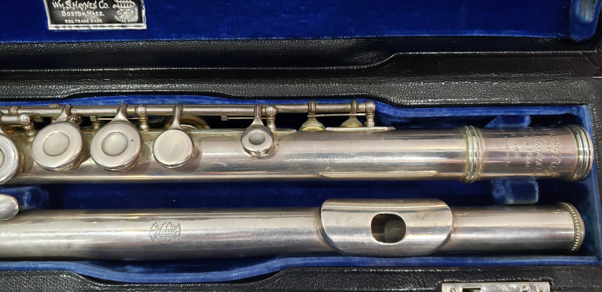 1960 Haynes Silver Flute Boston Massachusetts Bored Horns