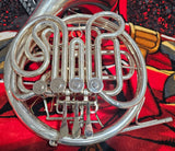 Bach 1102 Yamaha 567 Stencil Nickel Silver Double French Horn (Free Postage Lower 48 States)