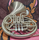 Conn 8D Elkhart Indian N Series "Purist Special" Nickel Silver Double French Horn (Free Shipping Lower 48)