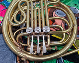 Wunderlich Chicago Rotary/Piston Valve Double French Horn (Free Postage Lower 48 States)