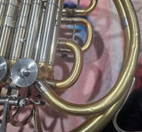 Yamaha 667 Yellow Brass Double French Horn "As Is" (Free Shipping Lower 48 States)