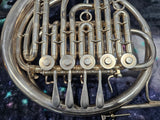 King (Lorenzo Sansone) Silver 5 valve Bb Single French Horn (Free Postage Lower 48 States)