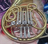 Yamaha 667 Yellow Brass Double French Horn "As Is" (Free Shipping Lower 48 States)