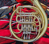 Yamaha 667 Yellow Brass Double French Horn "As Is" (Free Shipping Lower 48 States)