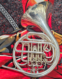 Bach 1102 Yamaha 567 Stencil Nickel Silver Double French Horn (Free Postage Lower 48 States)