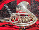 Bach 1102 Yamaha 567 Stencil Nickel Silver Double French Horn (Free Postage Lower 48 States)