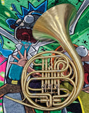 Wunderlich Chicago Rotary/Piston Valve Double French Horn (Free Postage Lower 48 States)