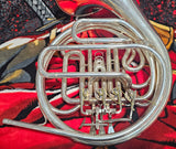 Bach 1102 Yamaha 567 Stencil Nickel Silver Double French Horn (Free Postage Lower 48 States)