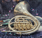 King (Lorenzo Sansone) Silver 5 valve Bb Single French Horn (Free Postage Lower 48 States)
