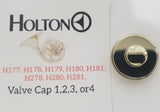 Holton Double French Horn Valve Cap 1,2.3, or 4 (Free Shipping Lower 48 States
