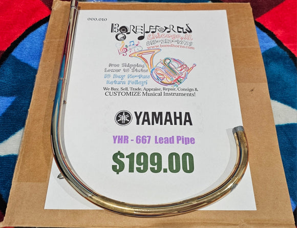 Yamaha YHR-667 Double French Horn Lead Pipe 000,010 (Free Shipping Lower 48 States)