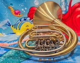 Conn 10D Geyer Wrap Yellow Brass Cut Bell Double French Horn (Free Postage Lower 48 States)