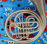 C.G. Conn 2D Wonder Silver Single F French Horn from 1916  (Free Postage Lower 48 States)