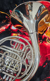 Yamaha YHR-668ND Nickel Silver Cut Bell Double French Horn (Free Postage Lower 48 States)