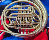 King Yellow Brass Double French Horn (Free Shipping Lower 48 States)