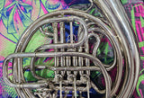 Conn 8D Eastlake Ohio Nickel Silver Double French Horn (Free Postage Lower 48 States)