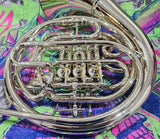 Yamaha YHR-668ND Nickel Silver Cut Bell Double French Horn (Free Postage Lower 48 States)