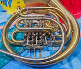 Conn 10D Geyer Wrap Yellow Brass Cut Bell Double French Horn (Free Postage Lower 48 States)