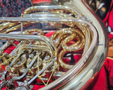 Yamaha 567 "Geyer Wrap" Yellow Brass Double French Horn (Free Postage Lower 48 States)