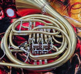 King Fidelio Detachable Bell Brushed Finish Double French Horn (Free Postage Lower 48 States)
