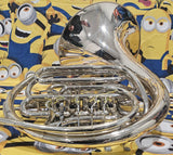 Olds Fullerton California Nickel Silver "Closet Queen" Double French Horn (Free Shipping Lower 48 USA)