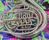 Conn 8D Eastlake Ohio Nickel Silver Double French Horn (Free Postage Lower 48 States)