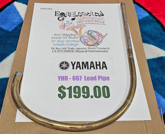 Yamaha YHR-667 Double French Horn Lead Pipe 000,012 (Free Shipping Lower 48 States)