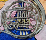 Conn 8D Eastlake Ohio Nickel Silver Double French Horn (Free Postage Lower 48 States)