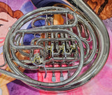 Reynolds Contempora Nickel Silver Doube French Horn GREAT COMPRESSION (FREE POSTAGE LOWER 48 STATES}