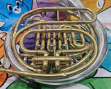 King Schmidt Rotary/Piston Valve Double French Horn (Free Postage Lower 48 States)