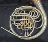 Lawson Nickel Silver Double French Horn W/Nickel Bronze Bell (Free Postage Lower 48 States)