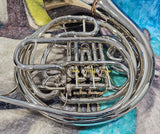 Conn 8D Eastlake Ohio Nickel Silver Double French Horn (Free Postage Lower 48 States)
