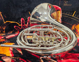 Yamaha YHR-668ND Nickel Silver Cut Bell Double French Horn (Free Postage Lower 48 States)