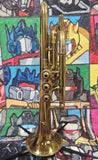 H.N. White Yellow Brass Cornet W/Case/Mouthpiece  (Free Shipping Lower