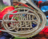 Conn 8D Eastlake Ohio Nickel Silver Double French Horn (Free Shipping Lower 48 States)