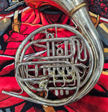 Reynolds Chambers Nickel Silver Cut Bell Double French Horn (Free Shipping Lower 48 States)