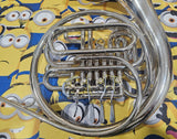 Olds Fullerton California Nickel Silver "Closet Queen" Double French Horn (Free Shipping Lower 48 USA)