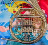 Yamaha 567 "Geyer Wrap" Yellow Brass Double French Horn (Free Postage Lower 48 States)