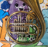 Hans Hoyer GDR Single Bb French Horn W/ A Stop Arm (Free Shipping Lower 48 States)