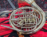 Reynolds Chambers Nickel Silver Cut Bell Double French Horn (Free Shipping Lower 48 States)